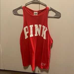 Pink Racerback Tank Top
